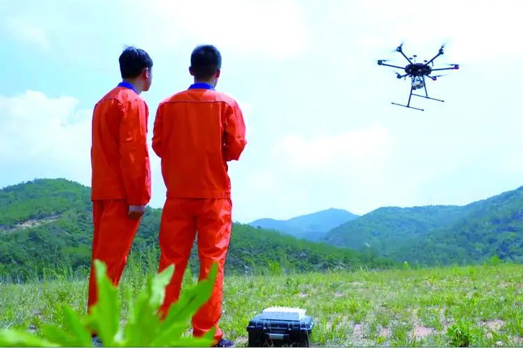 萨嘎无人机倾斜摄影巡检拍摄